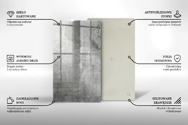 Schutz für induktionskochfeld Betonstruktur