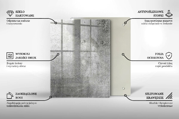 Schutz für induktionskochfeld Betonstruktur