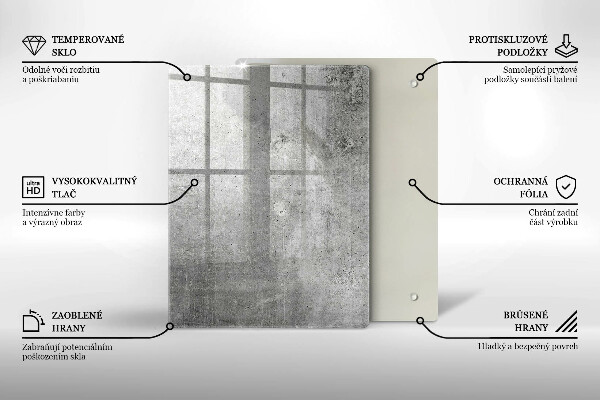 Schutz für induktionskochfeld Betonstruktur