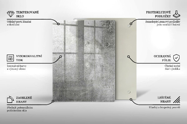 Schutz für induktionskochfeld Betonstruktur