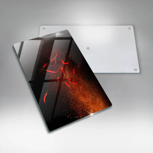 Schutz für induktionskochfeld Scharfe Chilischoten