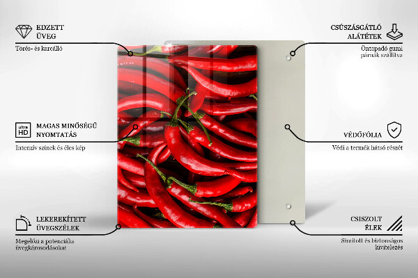 Herd abdeckplatte Scharfe Chilischoten