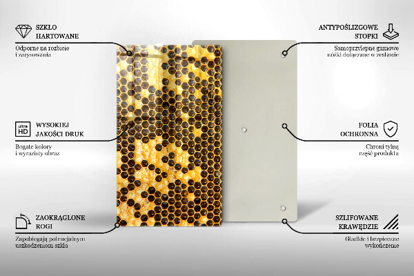 Herd abdeckplatte Bienenwabe