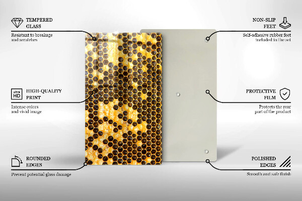Herd abdeckplatte Bienenwabe