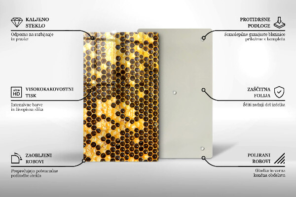 Herd abdeckplatte Bienenwabe