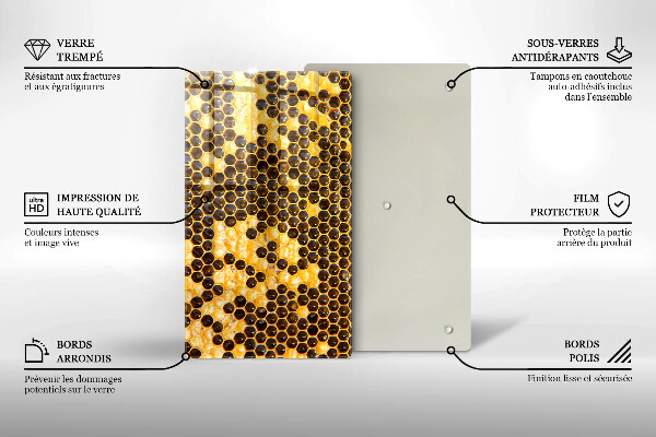 Herd abdeckplatte Bienenwabe