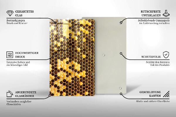 Herd abdeckplatte Bienenwabe