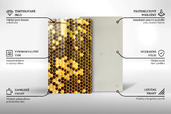 Herd abdeckplatte Bienenwabe