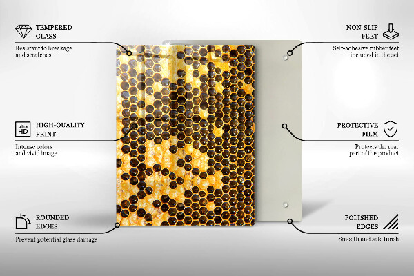 Herd abdeckplatte Bienenwabe