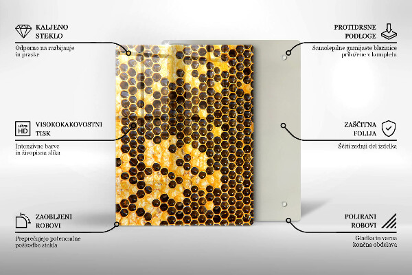 Herd abdeckplatte Bienenwabe
