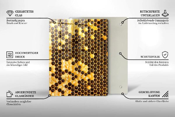 Herd abdeckplatte Bienenwabe