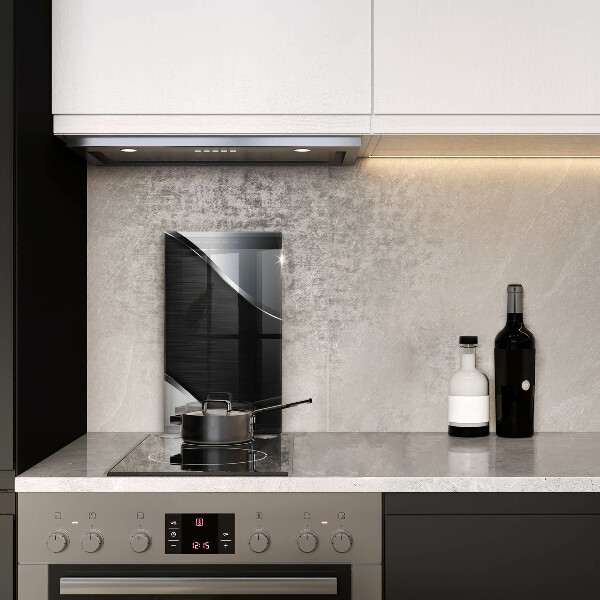 Herd abdeckplatte Metallabstraktion