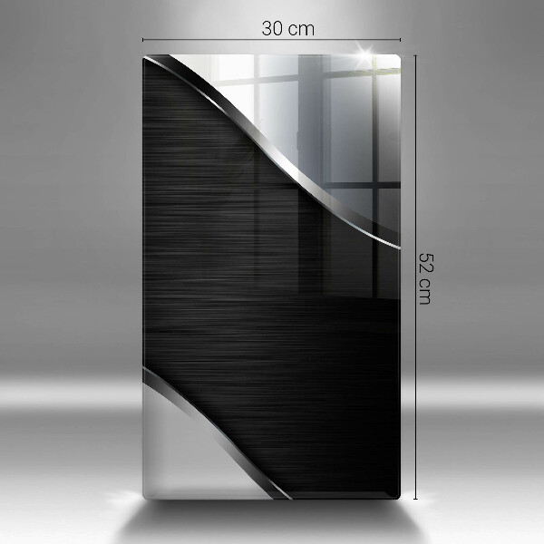 Herd abdeckplatte Metallabstraktion