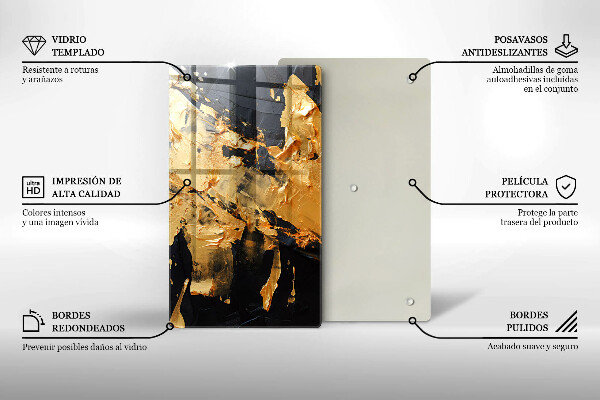 Herd abdeckplatte Elegante Farbstruktur