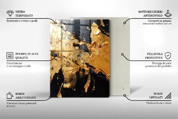 Herd abdeckplatte Elegante Farbstruktur