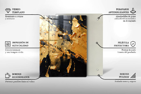 Herd abdeckplatte Elegante Farbstruktur