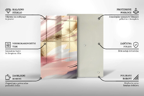 Herd abdeckplatte Pastellflecken