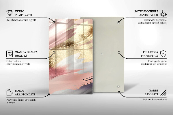 Herd abdeckplatte Pastellflecken