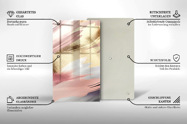 Herd abdeckplatte Pastellflecken