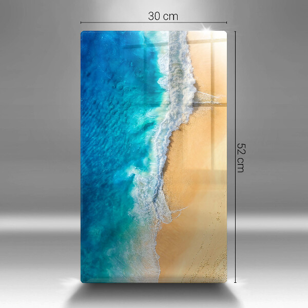 Herd abdeckplatte Strand und Meer