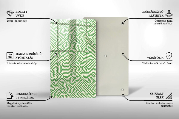 Herd abdeckplatte Abstrakte Linien