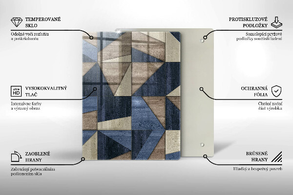 Schutz für induktionskochfeld Geometrische Abstraktion