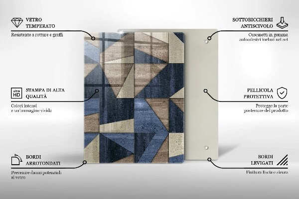 Schutz für induktionskochfeld Geometrische Abstraktion