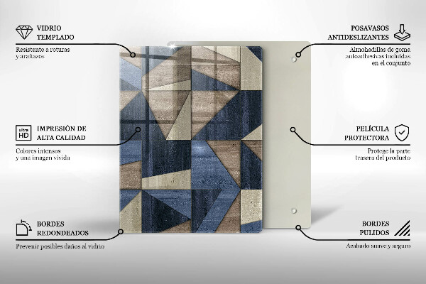 Schutz für induktionskochfeld Geometrische Abstraktion