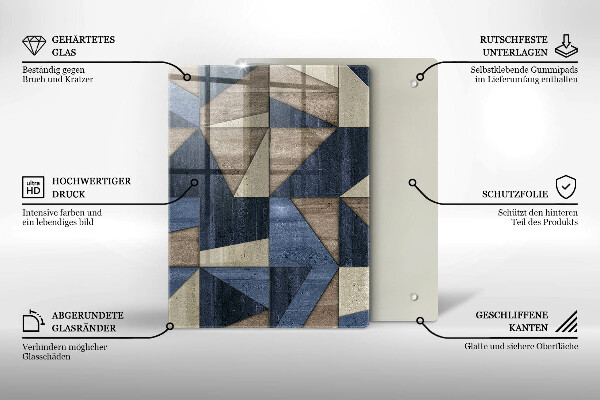 Schutz für induktionskochfeld Geometrische Abstraktion