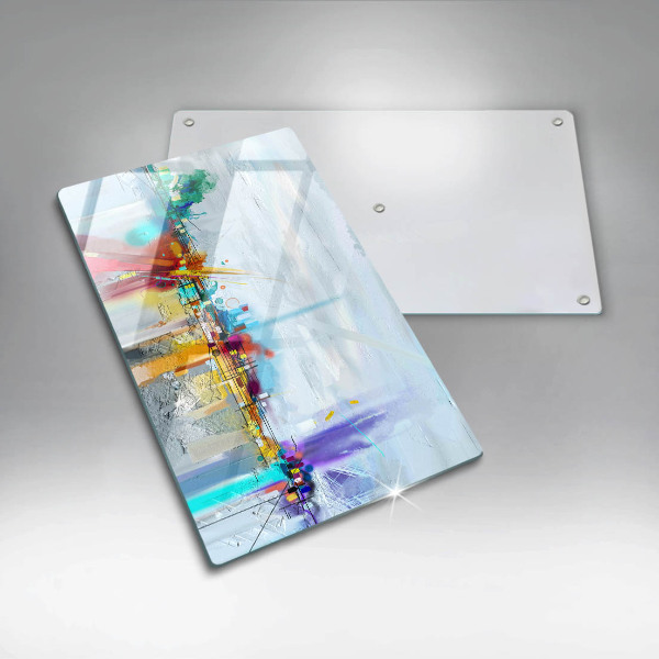 Schutz für induktionskochfeld Gemalte Abstraktion