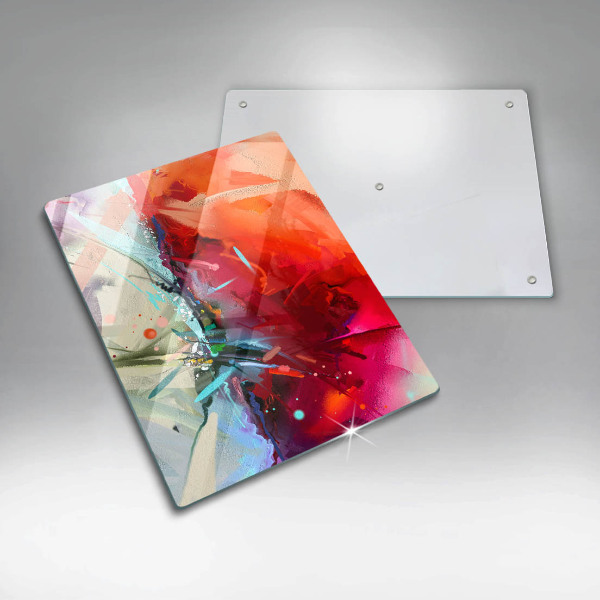 Schutz für induktionskochfeld Gemalte Abstraktion