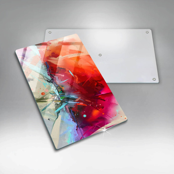 Schutz für induktionskochfeld Gemalte Abstraktion