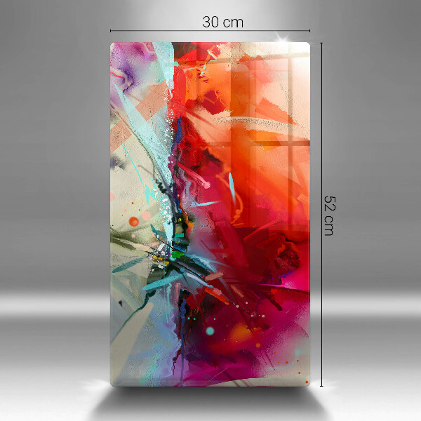 Schutz für induktionskochfeld Gemalte Abstraktion