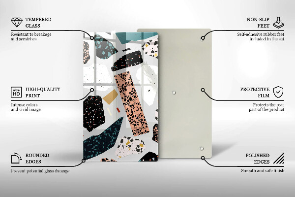 Herd abdeckplatte Steingut