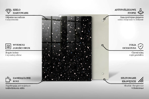 Herd abdeckplatte Dunkles Steinzeug