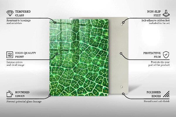 Herd abdeckplatte Blattstruktur