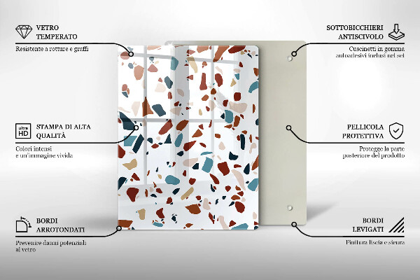 Herd abdeckplatte Dekorativer Stein