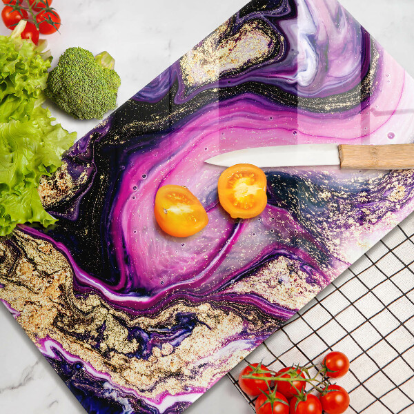 Herd abdeckplatte Abstraktes Design Gold