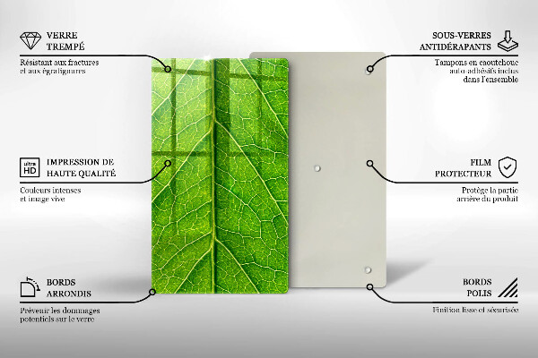 Herd abdeckplatte Naturblattadern