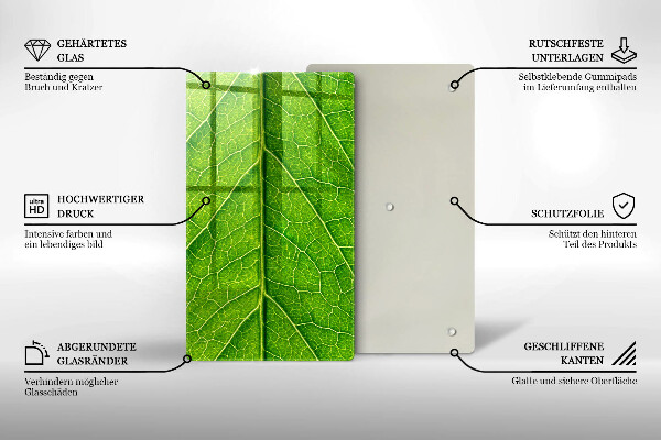 Herd abdeckplatte Naturblattadern