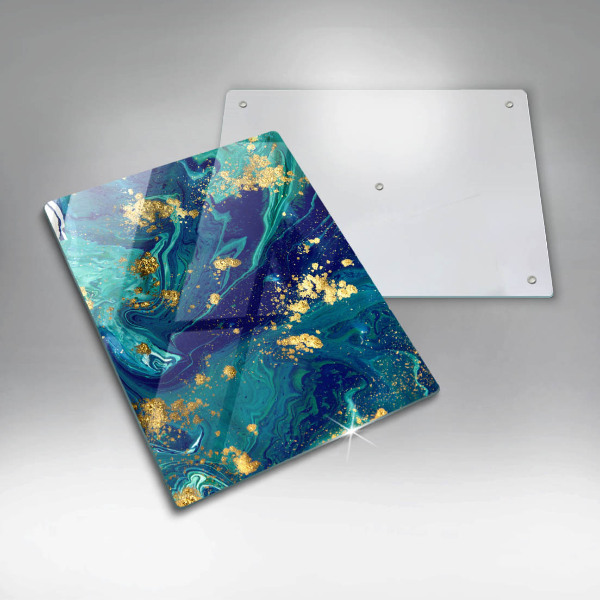 Herd abdeckplatte Abstraktion mit Gold