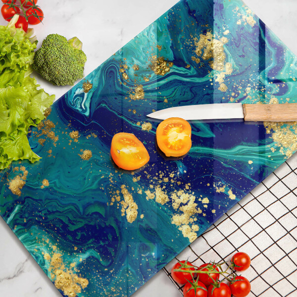 Herd abdeckplatte Abstraktion mit Gold