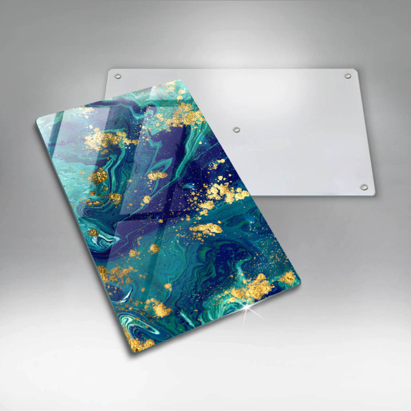 Herd abdeckplatte Abstraktion mit Gold