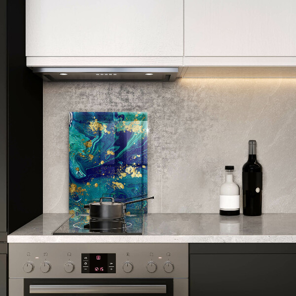 Herd abdeckplatte Abstraktion mit Gold