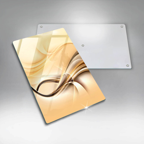 Herd abdeckplatte Rauchabstraktion