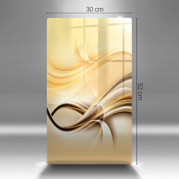 Herd abdeckplatte Rauchabstraktion