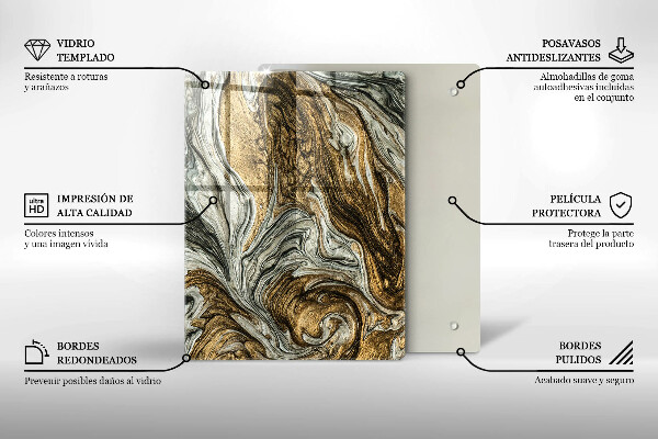 Herd abdeckplatte Reichhaltige Abstraktion