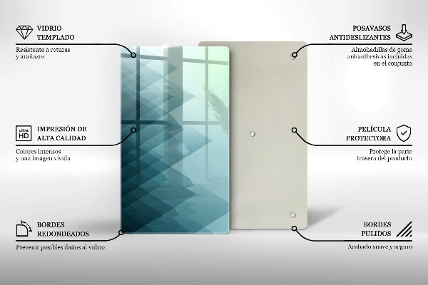 Herd abdeckplatte Abstrakte Berge