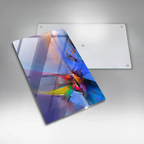 Herd abdeckplatte Gemalte Abstraktion