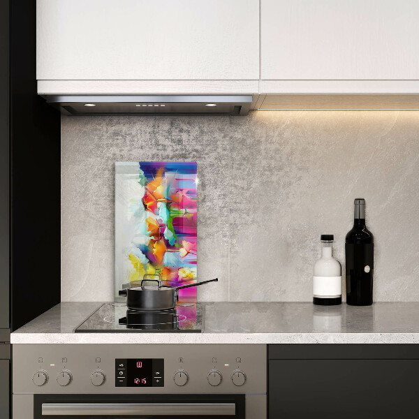 Herd abdeckplatte Bemalte Blumen